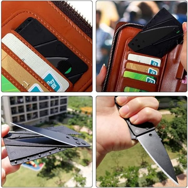 Card Folding Knife | Pocket Safety Cardsharp Blade Small Pocket Survival Knife