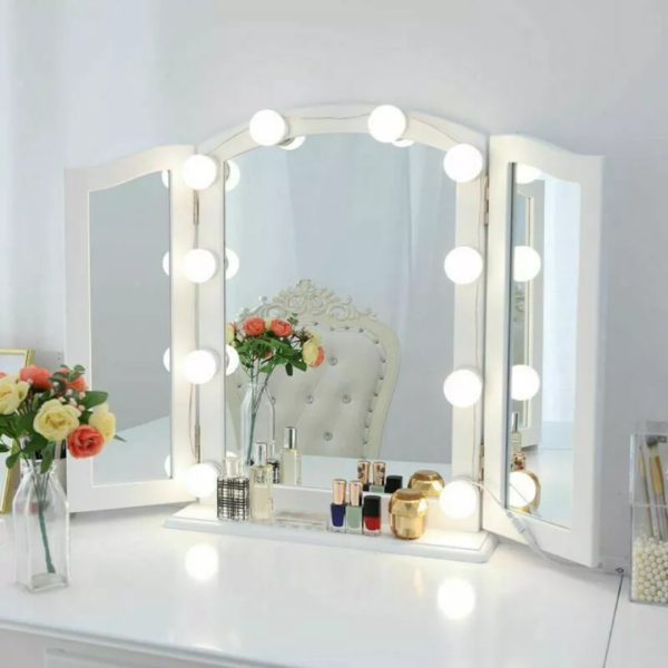 Vanity Mirror Lights (10 Dimmable Light Bulbs)